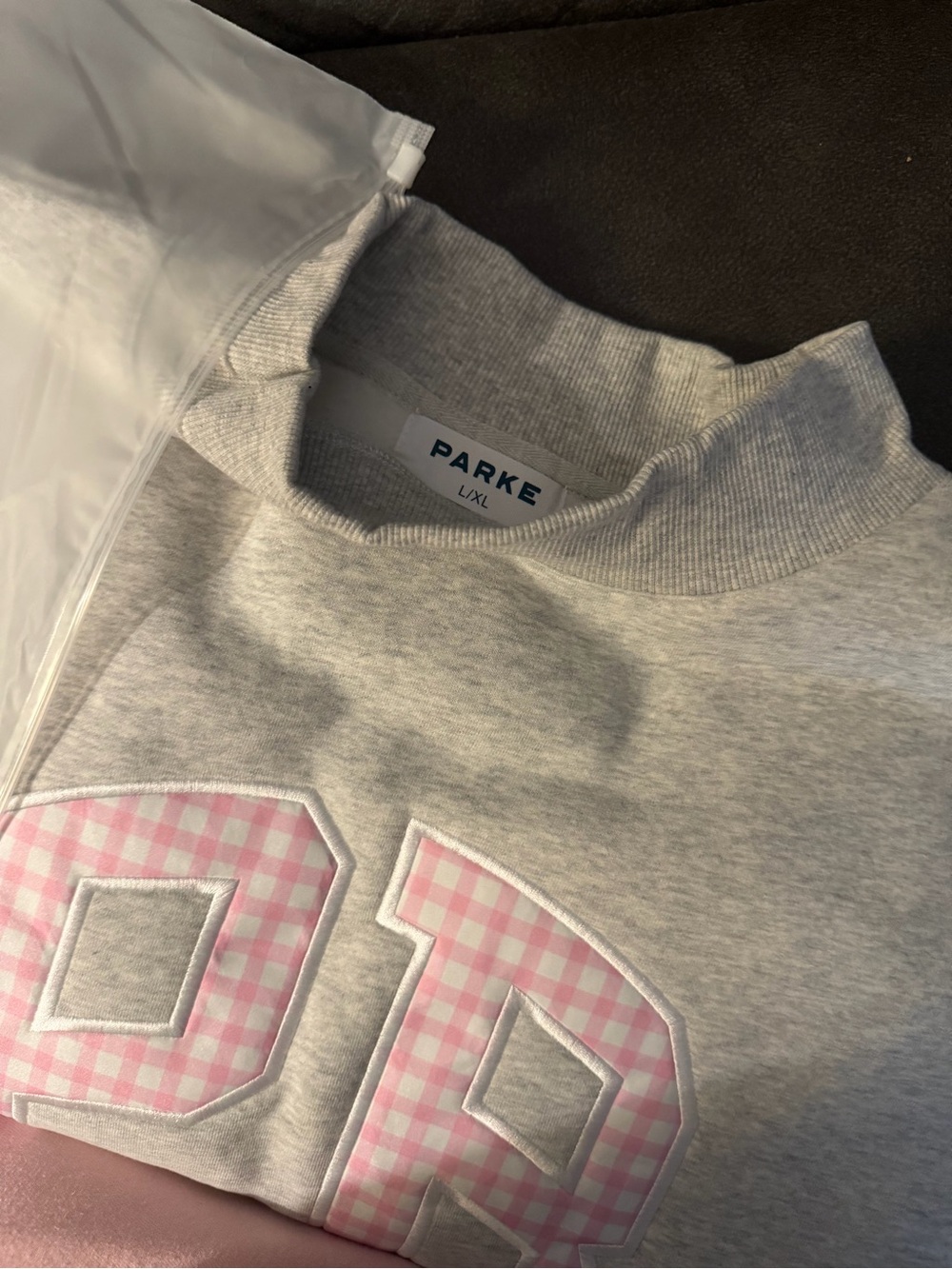 PARKE mockneck | Stoney Clover collab Palm Beach Pink Gingham - Picture 5 of 5